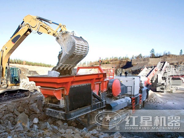 mobile crushing plant 